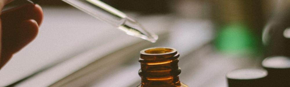 drops from a tincture bottle