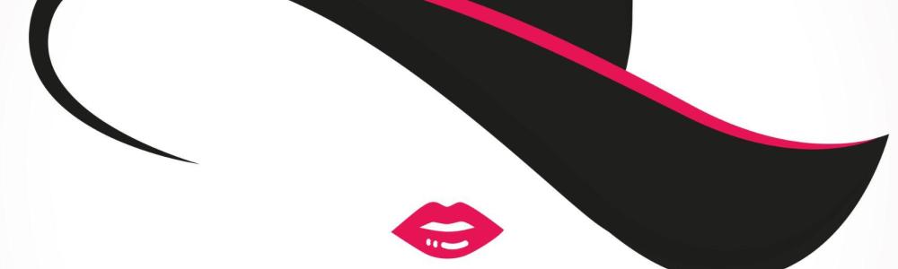 stylized woman vector with a fancy hat